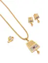 Square Mesh Pendant Set