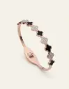 Rose Gold Clover Design Kada