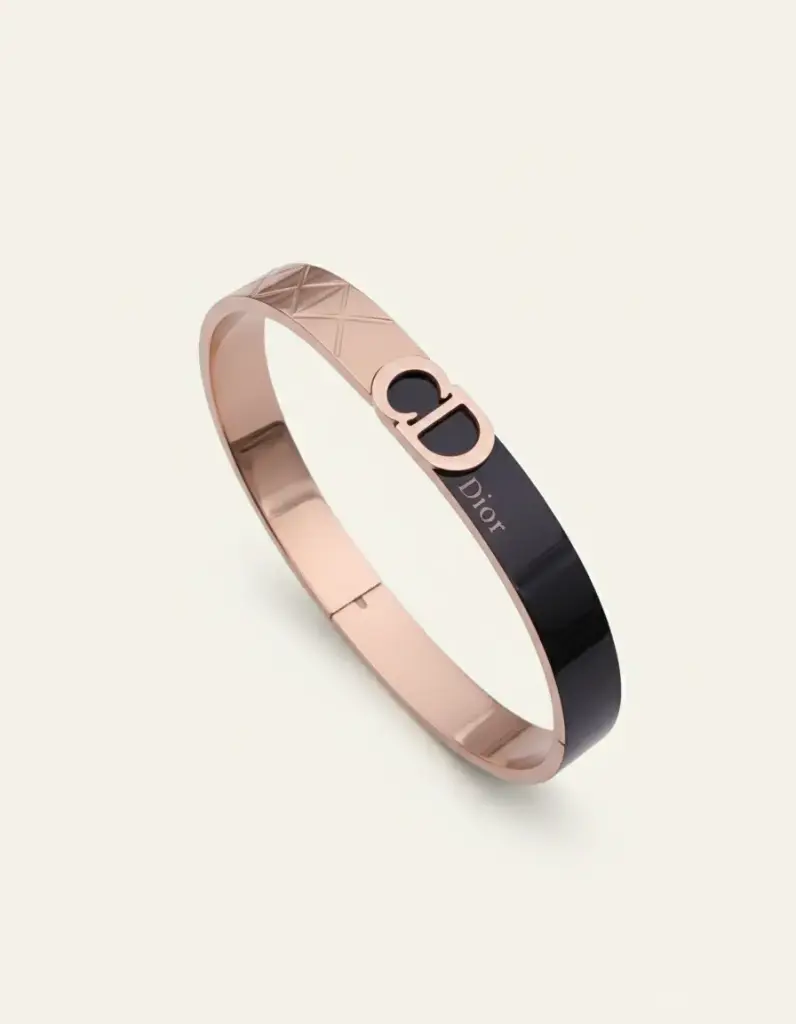 Rose Gold Black CD Kada