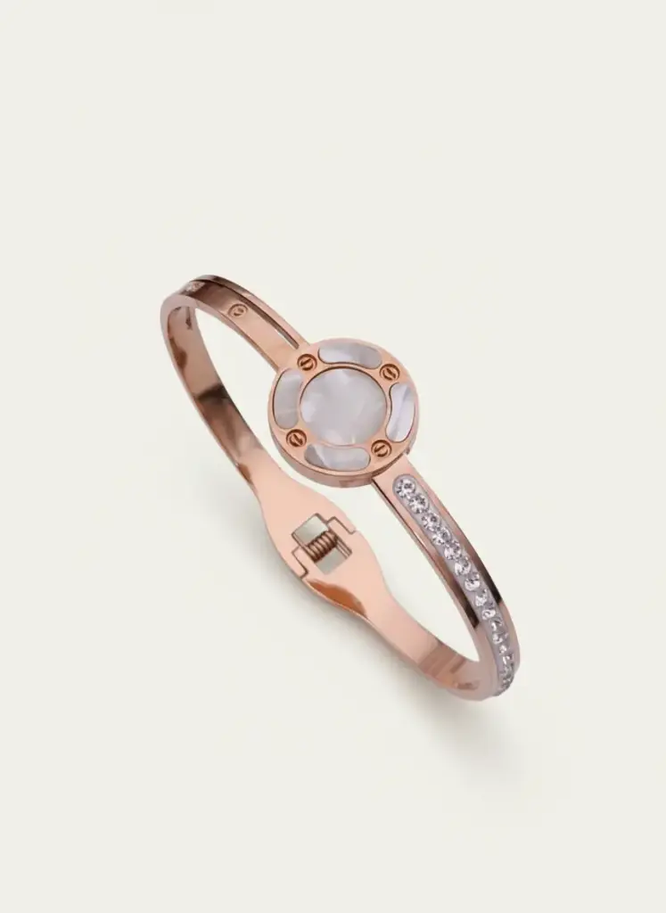 Rose Gold Motif Kada