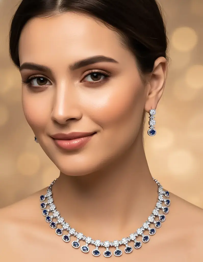 The Elite Cascade Necklace Set