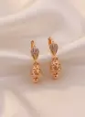 Zyora Lotus Jhumki Earrings