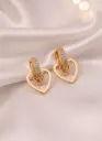 Zyora Heart Loop Earrings