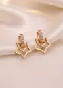 Zyora Star Halo Earrings