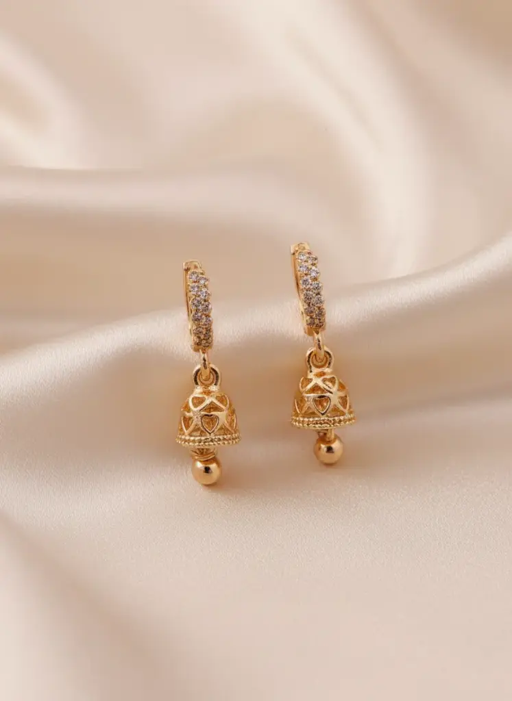 Zyora Petite Bell Earrings