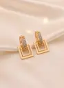 Zyora Square Frame Earrings