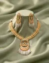 Brass High Gold Plated Doli Necklace & Earring Set