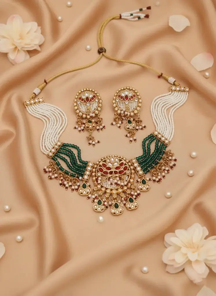 Zyora Premium Pearl Tassel Designer Set