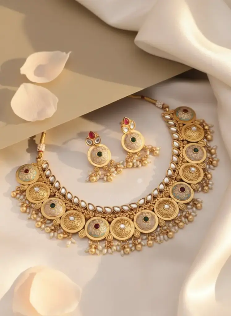Zyora Meheriya Necklace Set