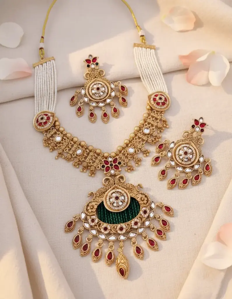 Zyora Traditional Temple Motif Designer Set